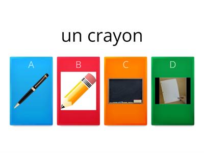 Des Articles Scolaires Quiz