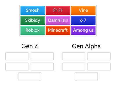 Match the generation