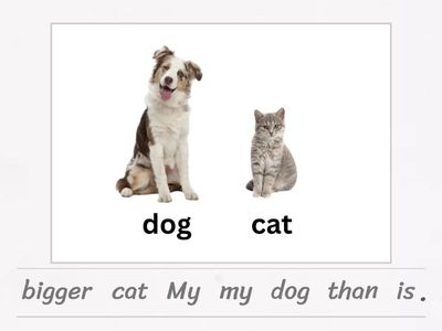 Comparing with short adjectives (GG2, Unit 4.2)