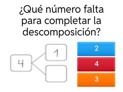Componer y descomponer números hasta el 10