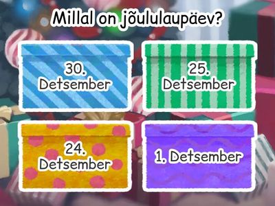 Jõulu teemaline viktoriin