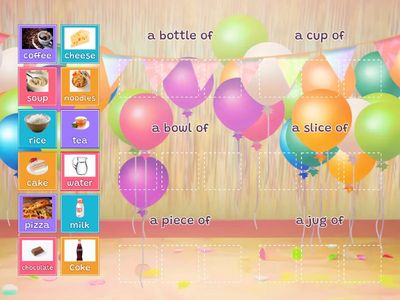 P.4 Exam 1 Revision: Unit 3 (Food & drinks) - grouping 2