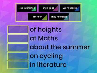 Adjectives with prepositions