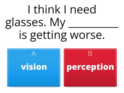 Quiz - Choose the correct answer - Vocabulary Practice 1 - Unit 5 - Skills 2