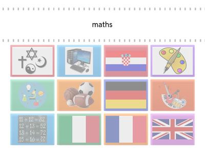 NBB4 School Subjects Reading