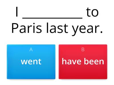 Present perfect VS Past simple