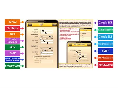 CompTIA A+ Simulation - Smartphone mail configuration 2