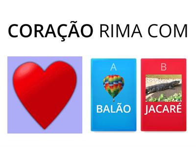 JOGOS DAS RIMAS - 1º ANO