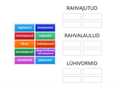 Rahvaluule vormid