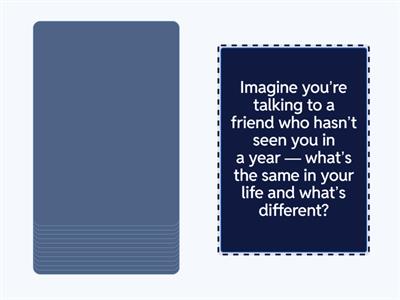 Compact FCE unit 1 grammar for speaking