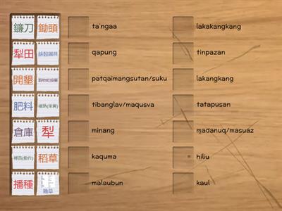 丹群布農語15農耕