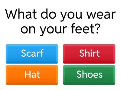 Quiz on Clothing