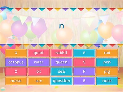 Grade 2: N (find the match)