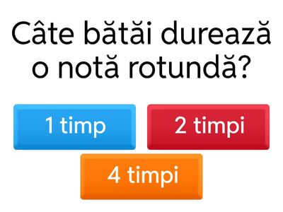 Ritmul corect – recunoaște nota și pauza!