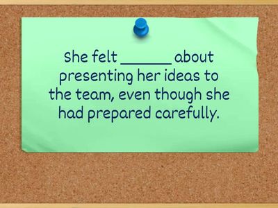 Speakout B2 L 1C (vocabulary)