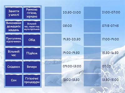 Розпорядок дня