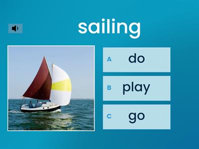 Sports collocations   go/play/do