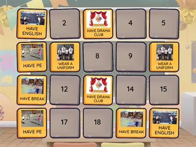 School Memory Game OU5 U1 L1