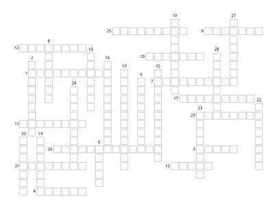 Anatomy and Physiology Crossword