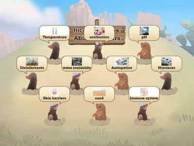 Abiotic vs Biotic Factors Whack-A-Mole