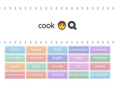 English File Elementary 3A vocabulary Verb Phrases
