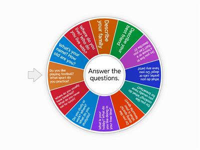 personal questions A1+