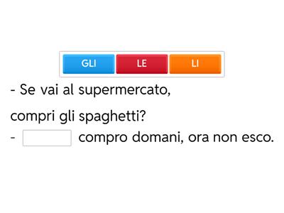 6 - (25) Pronomi DIRETTI e INDIRETTI