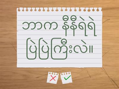 Testing Burmese front 