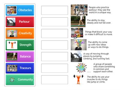 Parkour: Jump, Run, Move! Vocabulary