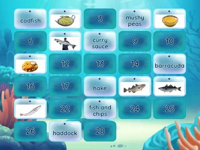 5G AR2VR October 31: Fish and Chips  (Listen and Match-Vocabulary)