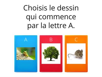  Les lettres de l'alphabet