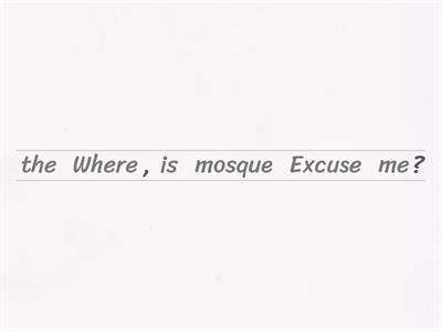 Asking for and giving directions