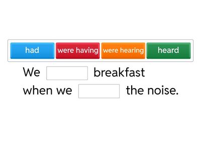Past Simple vs. Past Continuous