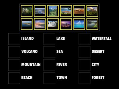 Teens 2: Geographical features (match)