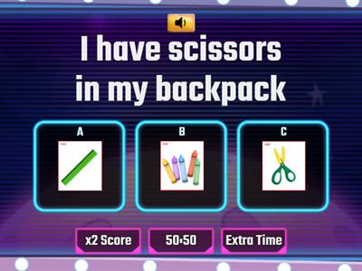 School supplies 5-6 years old