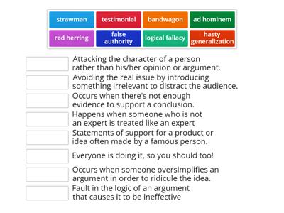 Logical Fallacies 