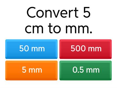 Unit Conversion Quiz