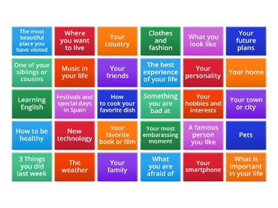 Talk for a Minute about...