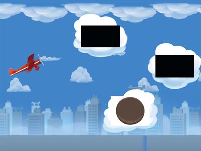 Kindergarten colors airplane