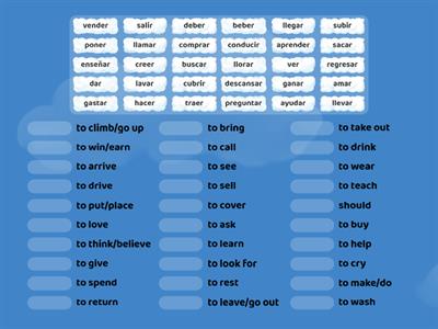 Regular verbs 