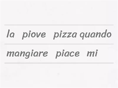 Routine sentences (WHAT+WHEN)