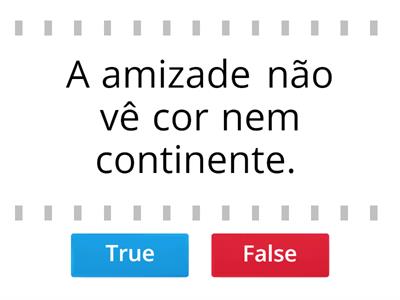 Diferenças: verdadeiro ou falso