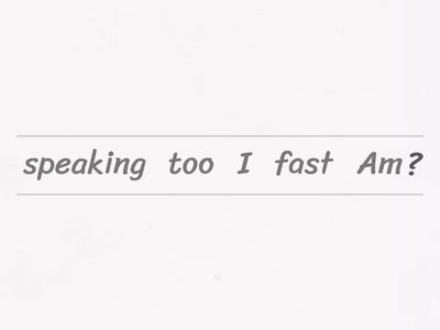 Present Continuous - Questions/Přítomný čas průběhový - otázky