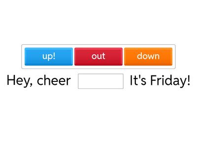Opt Academy B1 unit 4 phrasal verbs COMPLETE