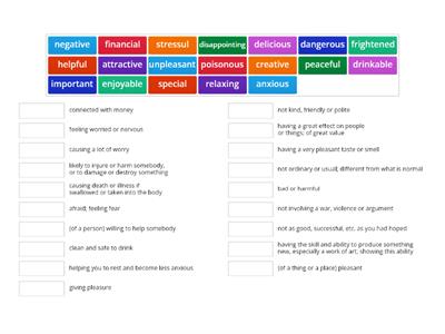 Roadmap B1 Unit 2c Vocab