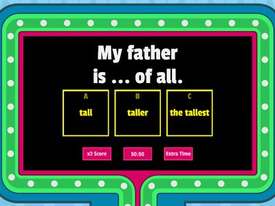 Degrees of comparison (kids)