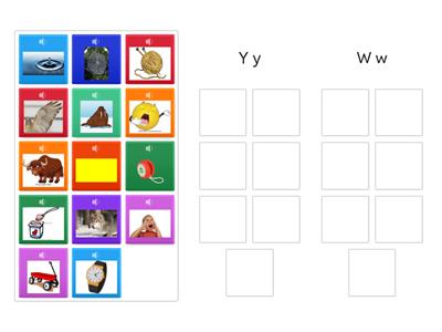 Y/ W Initial Sound Discrimination 