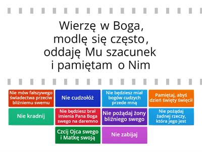 10 przykazań Bożych