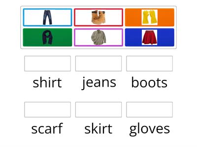 FF2 unit 11 clothes words 