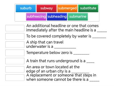 sub- sentences